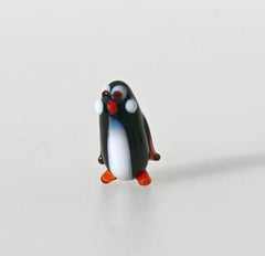 Tiny Glass Animals, Penguin Gifts, Mini Glass Animals, Penguin Gift, Glass Bird Figurine, Penguin Art, Glass Bird, Penguins, Penguin