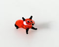 Handmade Glass Red Fox Figurine: Whimsical Animal Sculpture