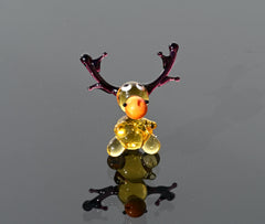 Moose Decor, Glass Animal Figurines, Moose, Tiny Glass Animals, Moose Gifts, Mini Glass Figurines, Glass Animals, Moose Art, Glass Moose