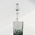Handmade Glass Rose Flower: Long Stem Collectible, Weatherproof (13 inch)