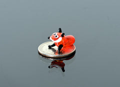 Tiny Glass Animals, Fox Gifts, Mini Glass Animals, Fox Figurine, Fox Decor, Fox Art, Glass Sculptures, Woodland Animals, Glass Animals