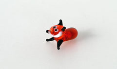 Tiny Glass Animals, Fox Gifts, Mini Glass Animals, Fox Figurine, Fox Decor, Fox Art, Glass Sculptures, Woodland Animals, Glass Animals