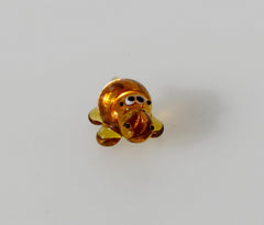 Tiny Glass Hippopotamus Miniature: Whimsical Hippo Gift