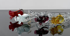 Glass Flowers Bouquet - Handmade Glass Flowers Rose - Blown Glass Flowers - Glass Rose - Christmas Gift for Mom
