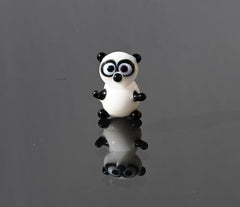 Glass Figures, Panda Bear, Tiny Glass Animals, Panda Gifts, Glass Animal Figurines, Mini Glass Animals, Miniature Glass, Small, Art