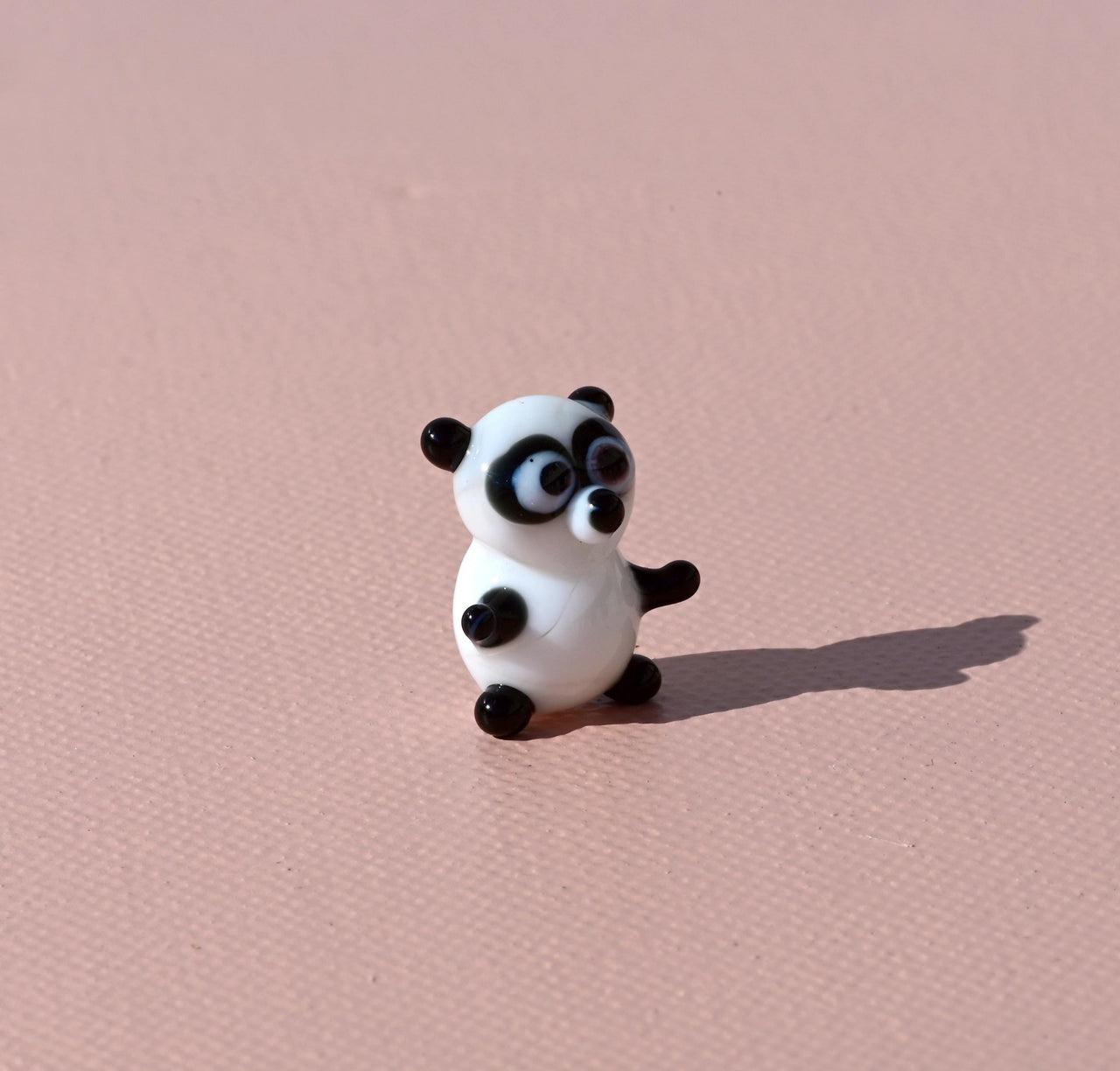 Glass Figures, Panda Bear, Tiny Glass Animals, Panda Gifts, Glass Animal Figurines, Mini Glass Animals, Miniature Glass, Small, Art