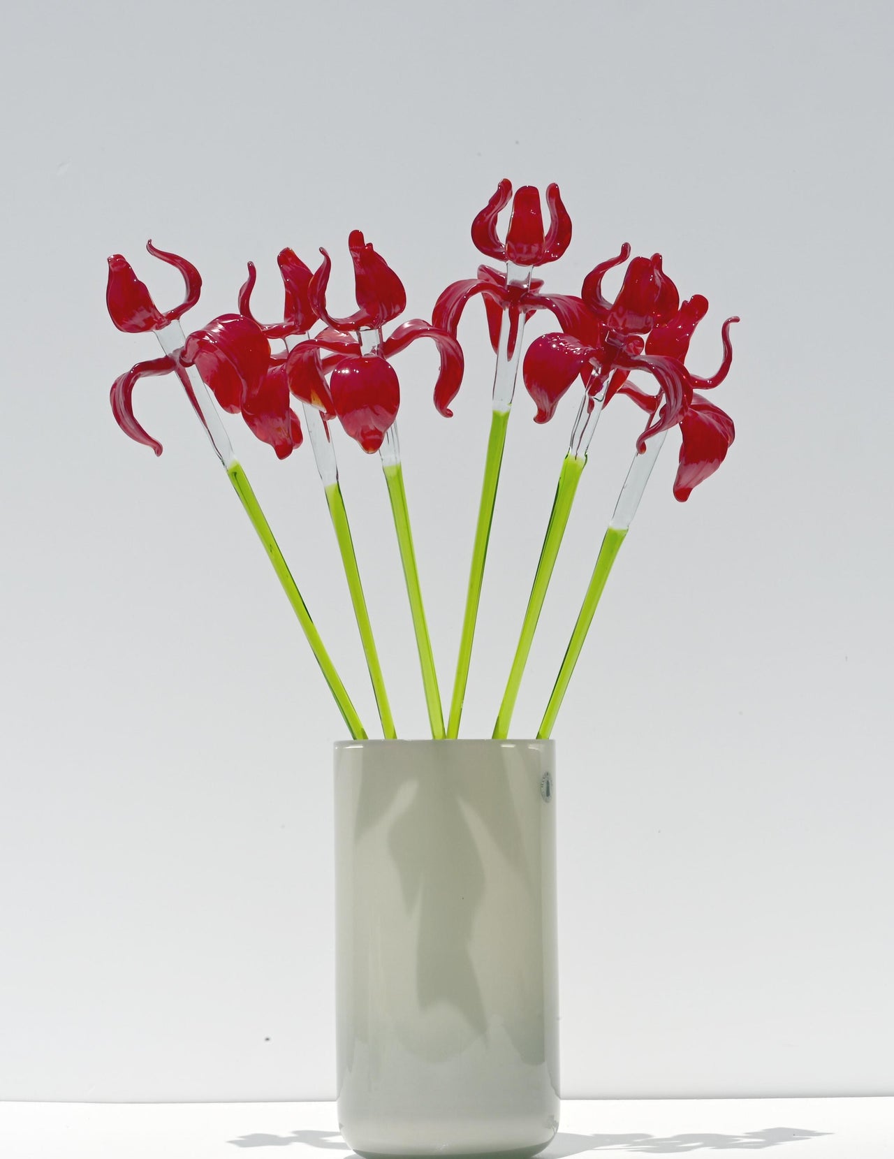 Glass Iris Flowers, February Birth Flower, Iris Bouquet, Glass Birth Month Flower, Forever Flowers, Hand Blown Glass Iris, Mothers Day Gifts