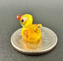 Mini Glass Ducks, Tiny Ducks, Mini Ducks, Cruise Ducks, Duck Gifts, Duck Art, Lucky Duck, Glass Animal, Duck Figurine, Murano Glass Duck