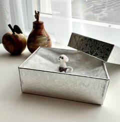 Glass Puppy Dog Figurine: Unique Pet Lover Gift