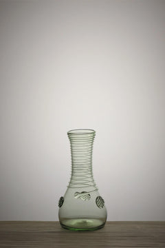 Handmade Forest Glass Bud Vase – č. 6 Váza Úzká – Luxury Green Narrow Vase for Glass Flowers