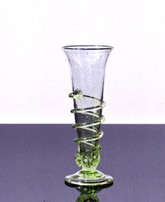 Handblown Glass Vase with Flowers Set –  Artisan Piece | Ultra Limited Forever Gift & Home Décor