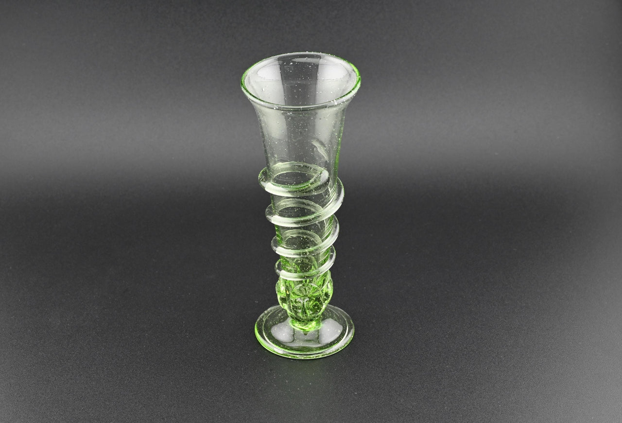Handblown Glass Vase with Flowers Set –  Artisan Piece | Ultra Limited Forever Gift & Home Décor