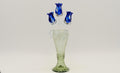 Handblown Glass Vase with 3 Flowers Set – Artisan Piece | Limited Forever Gift & Home Décor