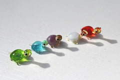 Hand Blown Mini Glass Turtles: Collectible Aquarium Decor