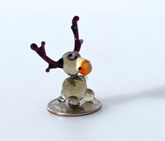 Moose, Moose Gifts, Tiny Glass Animals, Glass Animals, Moose Decor, Miniature Glass Animals, Moose Art, Glass Moose Whimsical Decor