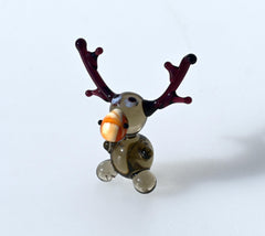 Moose, Moose Gifts, Tiny Glass Animals, Glass Animals, Moose Decor, Miniature Glass Animals, Moose Art, Glass Moose Whimsical Decor