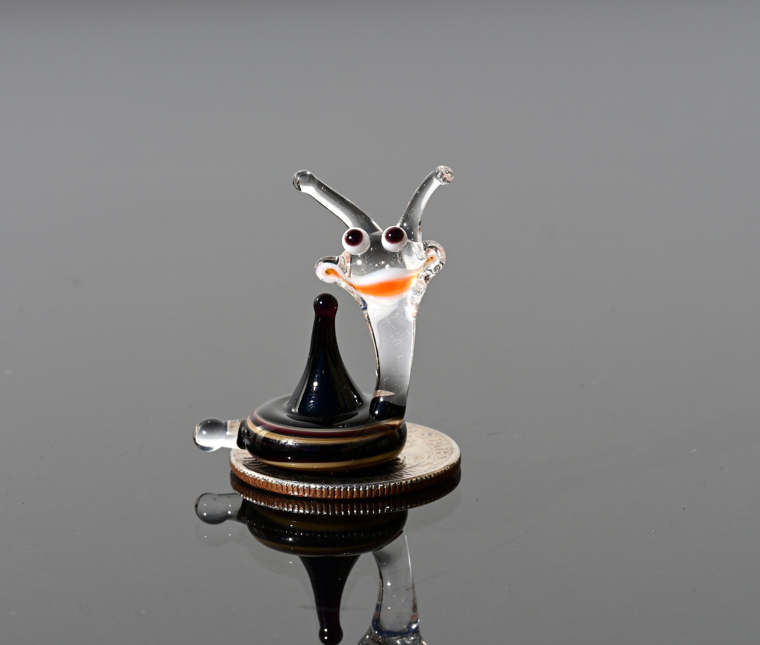 Tiny Glass Animals, Snail, Glass Animals, Whimsical Decor, Mini Glass Animals, Snail Decor, Snail Gifts, Glass Snail, Miniature Glass Animal