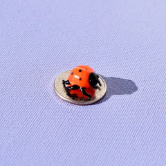 Lampwork Glass Ladybug Miniature: Whimsical Collectible Figurine