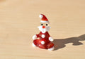 Handblown Glass Santa Figurine: Miniature Mothers Day Santa Claus Figure