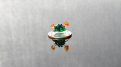 Tiny Glass Animals, Glass Crab, Mini Glass Animals, Summer Decor, Crab Decor, Beach Art, Sea Animals, Hand Blown Glass, Glass Animals, Crabs