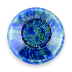 Cobalt Blue Glass Vase - Hand Blown Vase - Blue Murano Glass Vase For Flowers - Blue Glass Vase - Unique Vase Home Decor Gift