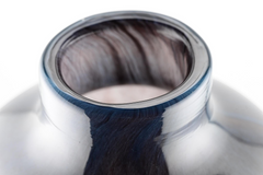 Hand-Blown Heavy Glass Vase – Large Handmade Statement Flower Vase