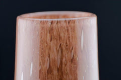 Glass Vase For Flowers - Brown Art Deco Vase - Blown Glass Vase - Murano Glass Vase - Glass Flower Vase - Unique Vase Decor Modern