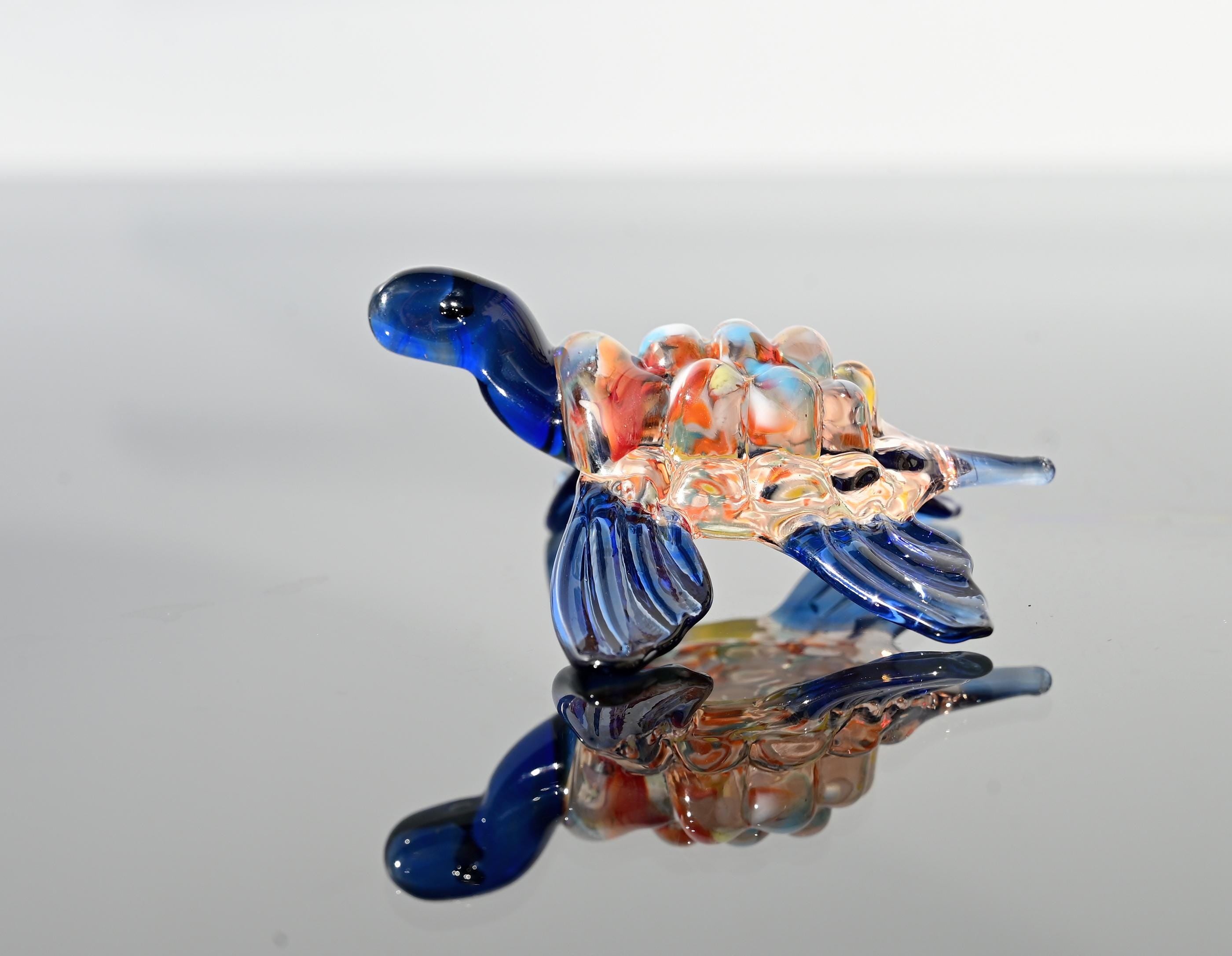 Sea Turtle Gifts, Glass Sea Turtle, Coastal Decor, Sea Turtle Decor, Glass Animal Figurine, Turtle Figurine, Ocean Art, Blown Glass Animals