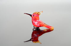 Cardinal Gifts, Cardinal, Glass Bird, Tiny Glass Animals, Cardinal Decor, Red Cardinal, Cardinal Memorial, Mini Glass Animals, Glass Animals