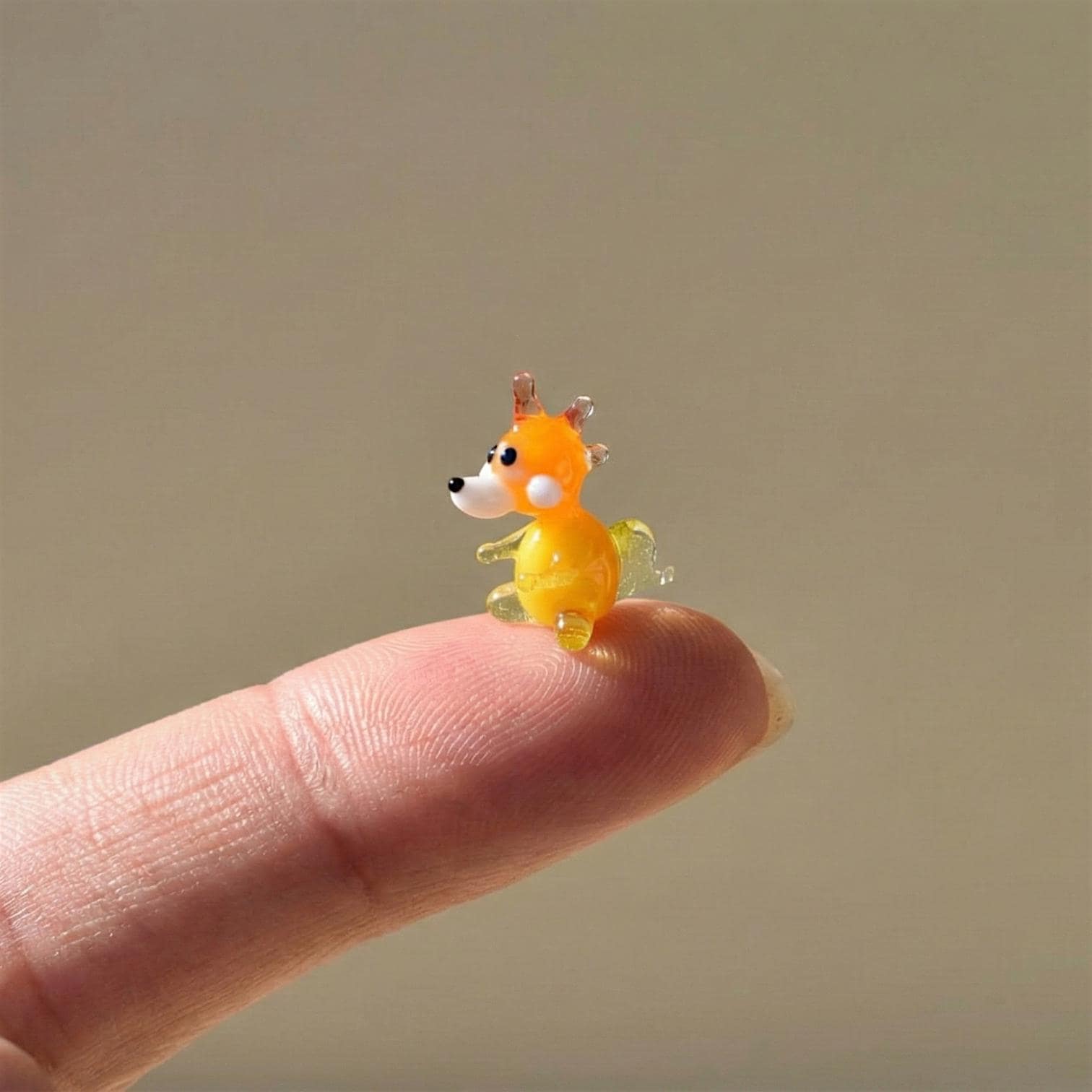 Tiny Glass Animal - Hand Blown Miniature Glass Animal - Tiny Unique Gift