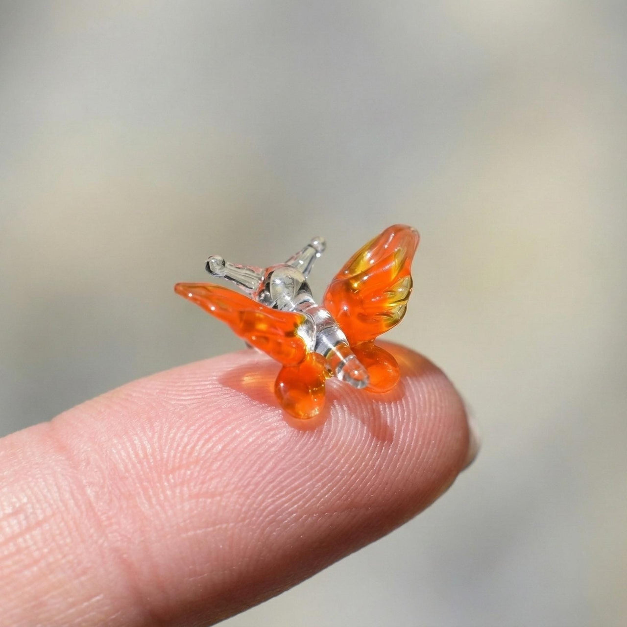 Tiny Glass Animals, Butterfly Gifts, Mini Glass Animals, Butterfly Decor, Butterfly Art, Glass Animals, Glass Butterfly, Glass Sculptures