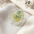 Glass Paperweight, Hand Blown Glass Rose, Rose Love Gift, Yellow Glass Rose, Glass Rose Flower, Spring Decor Gift For Her, Birthday Gift