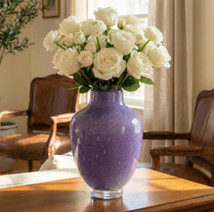 Amethyst Large Glass Vase
