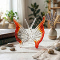 Butterfly Art, Butterfly Decor, Butterfly Gifts, Glass Sculpture, Glass Butterfly, Glass Animals, Monarch Butterfly, Butterfly Gift, Red