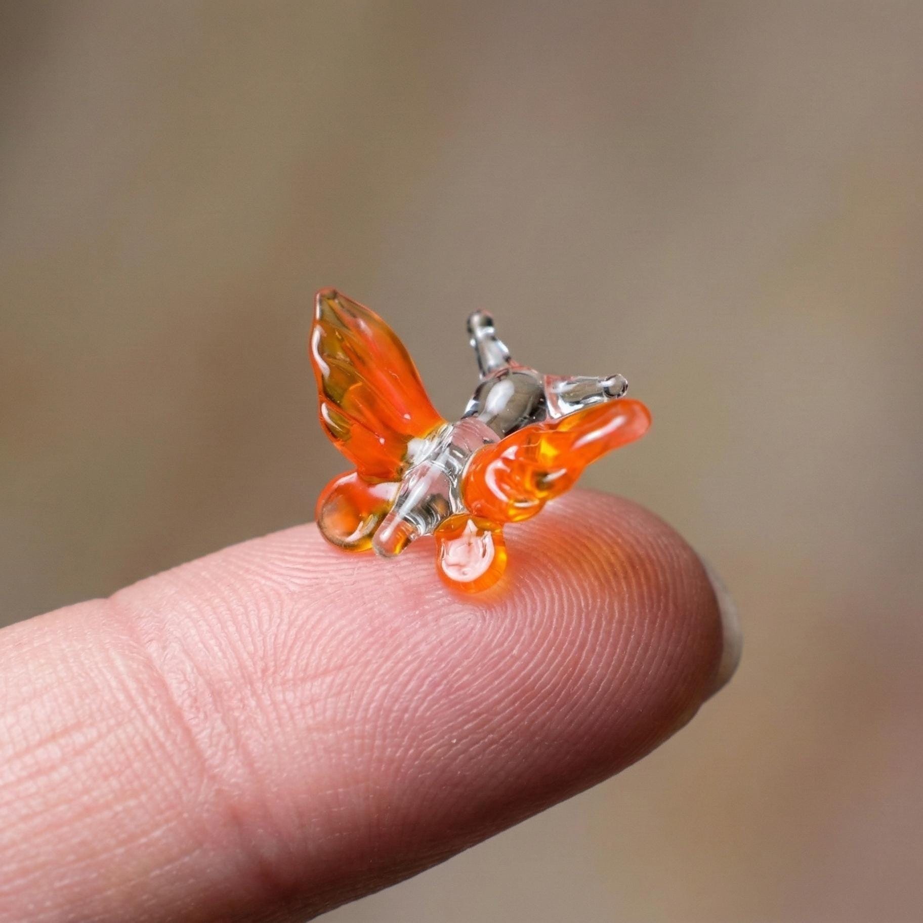 Tiny Glass Animals, Butterfly Gifts, Mini Glass Animals, Butterfly Decor, Butterfly Art, Glass Animals, Glass Butterfly, Glass Sculptures