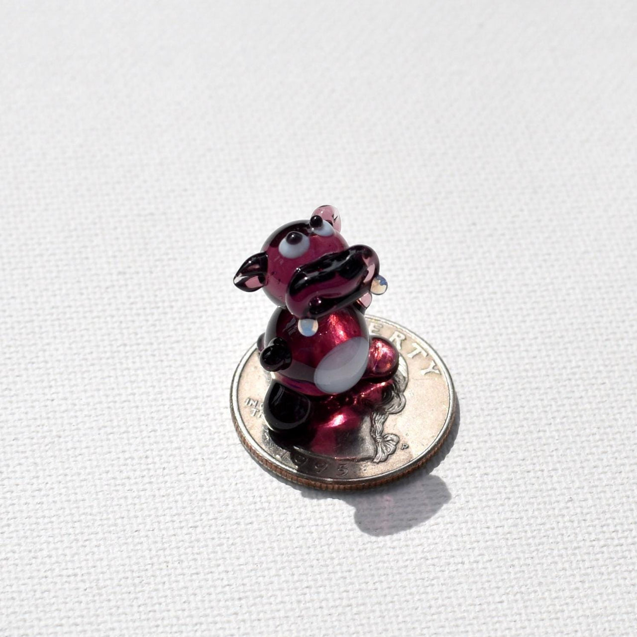 Hippo Gifts, Safari Animals, Glass Hippo Figurine, House Hippo, Glass Animals, Tiny Animal, Cute Gift, Desk Pet, Miniature Art