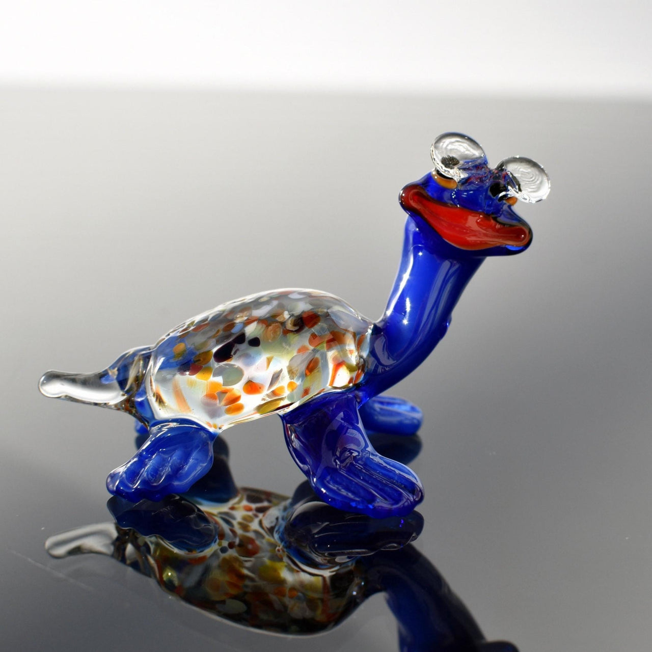 Glass Turtle Figurine, Sea Turtle Gifts, Coastal Decor, Glass Sea Turtle, Blown Glass Animals, Sea Turtle Decor, Ocean Art, Turtle Gifts