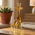 Giraffe Gifts, Glass Animals, Giraffe Statue, Mini Glass Animals, Giraffe Figurine, Safari Decor, Blown Glass Giraffe, Yellow, Amber, Art