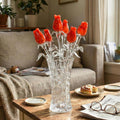 Hand Blown Glass Roses - Mothers Day Glass Flowers Gift for Her - Blown Glass Flowers