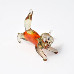 Orange Cat Gifts, Glass Cat Figurine, Orange Cat Art, Glass Cat, Cat Figure, Cat Art, Glass Sculpture, Glass Animals, Cat Statue, Orange Cat