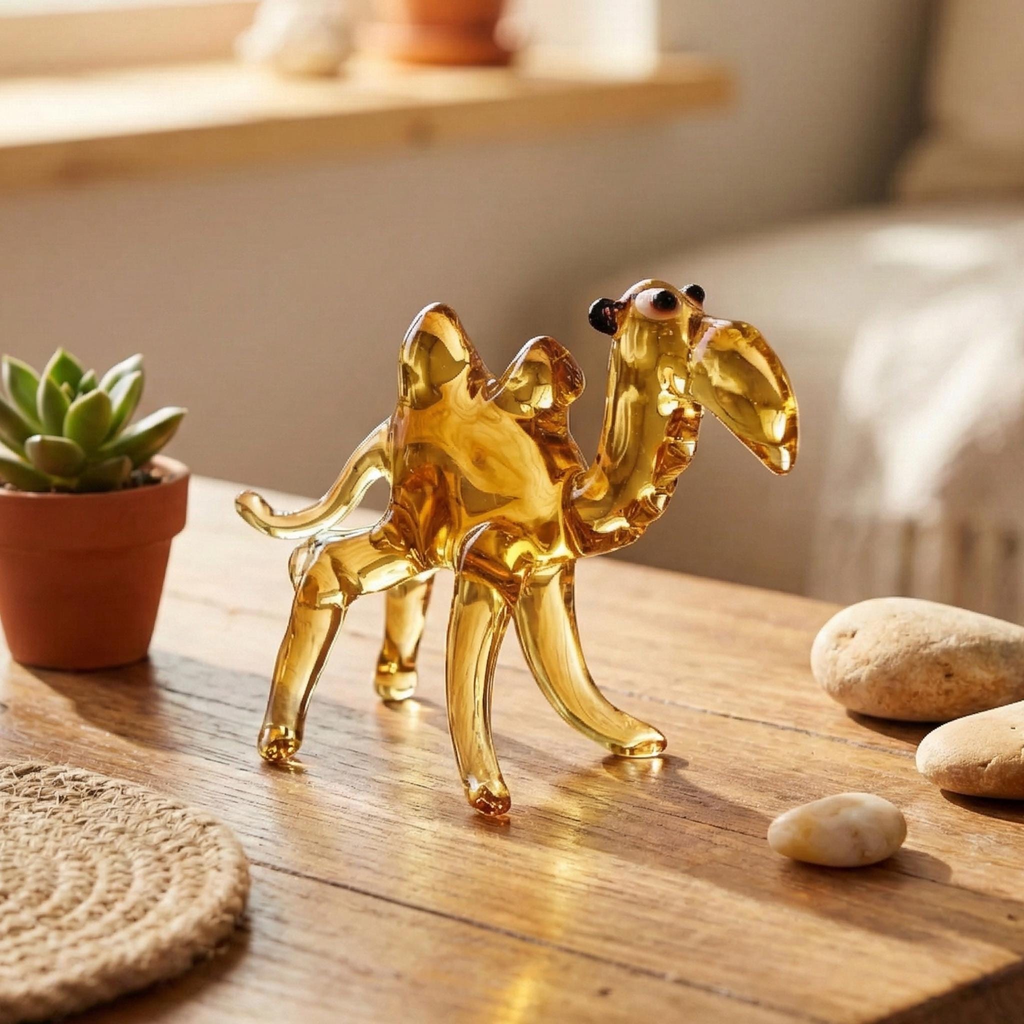 Camel, Glass Sculpture, Glass Animals, Desert Art, Desert Decor,  Glass Figures, Arizona Desert Art, Desert, Blown Glass, Art Glass, Decor