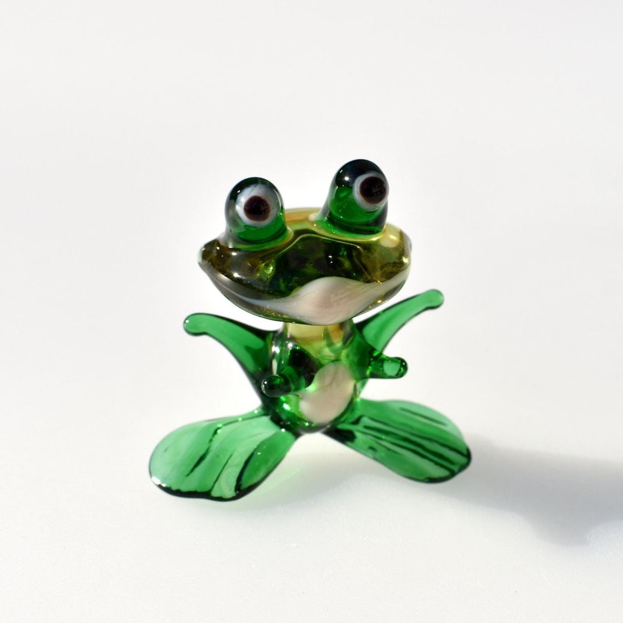 Cute Frog, Frog Gifts, Glass Frog, Glass Animal Figurines, Mini Glass Figurines, Frog Figurines, Lampwork Glass, Glass Animals, Frog Glass