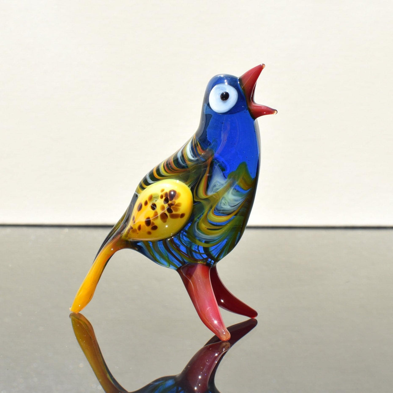 Handmade Glass Bird Figurine, Bird Sculpture, Bird Decor, Bird Lover Gifts, Glass Bird, Bird Figure, Bird Art, Blown Glass Bird, Bird Gifts