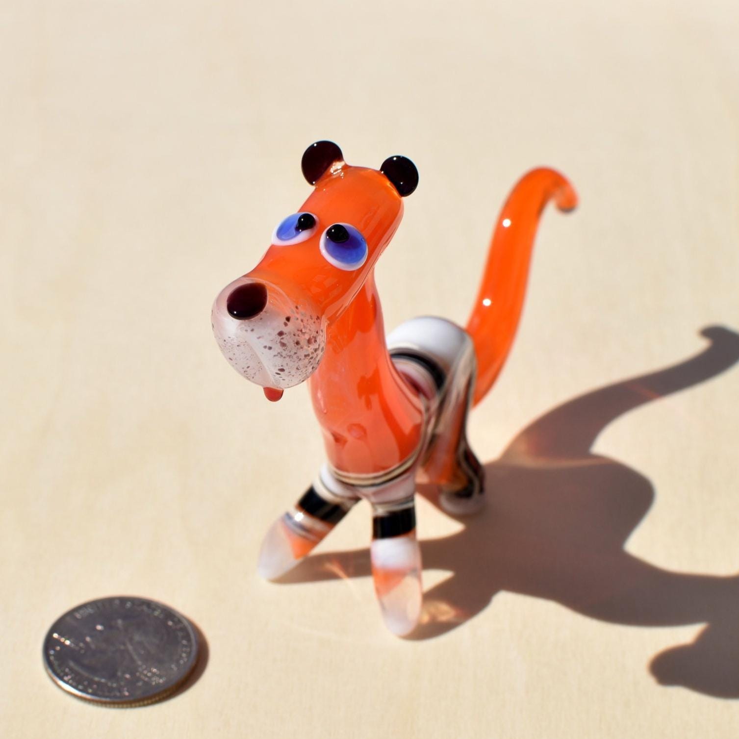 Glass Tiger Figurine, Tiger Statue, Glass Sculptures, Jungle Decor, Jungle Art, Hand Blown Glass, Glass Animals, Blown Glass Animals, Tiger