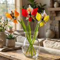 Glass Orchid Bouquet, Glass Flowers Bouquet, Forever Flowers, Faux Orchid Art, Orchid Gifts, Long Stem Glass Flowers, Mothers Day Gifts