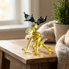 Moose Art, Moose Figurine, Moose, Tiny Glass Animals, Moose Decor, Moose Gifts, Glass Animal Figurines, Mini Glass Animals, Glass Moose