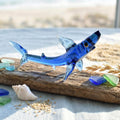 Shark Gifts, Shark Decor, Tiny Glass Animals, Shark, Glass Fish, Mini Glass Animals, Shark Art, Glass Animals, Blown Glass Fish