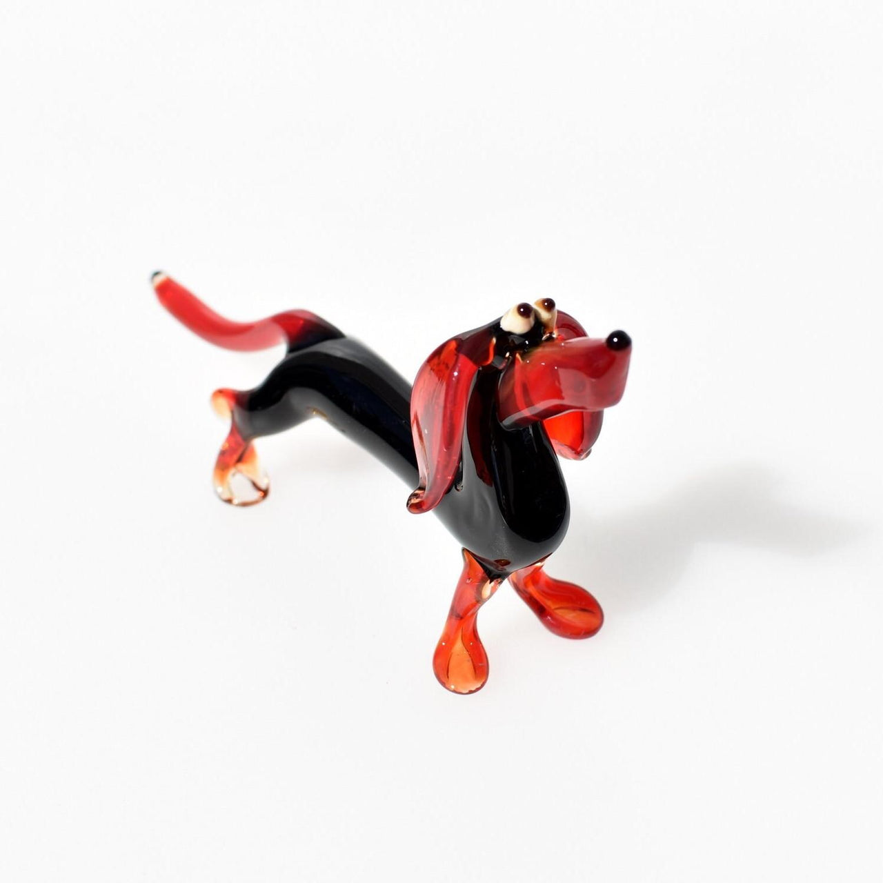 Glass Dachshund Figurine, Dachshund Gifts, Dog Memorial Gift, Wiener Dog Art, Blown Glass Animals, Sausage Dog Decor, Glass Dog