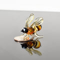 Bee Gifts, Tiny Glass Animals, Bumble Bee, Honey Bee, Mini Glass Animals, Glass Figures, Bee Decor, Glass Bee, Miniature Glass, Art