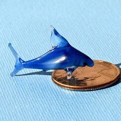 Tiny Glass Animals, Shark Gifts, Mini Glass Animals, Shark Decor, Shark, Glass Fish, Murano Glass Fish, Shark Art, Glass Animals